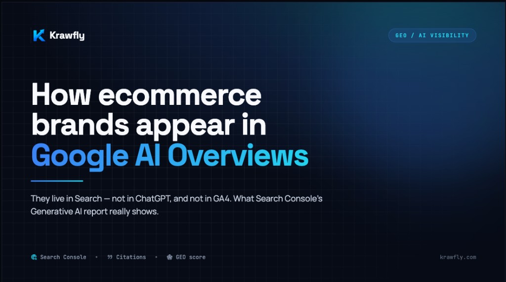 How Ecommerce Brands Appear in Google AI Overviews